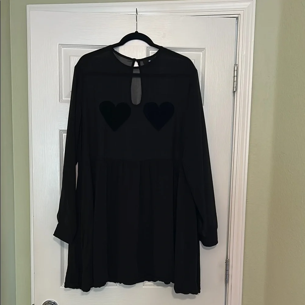 Lazy Oaf Flock Heart Dress M/L - Picture 2 of 9